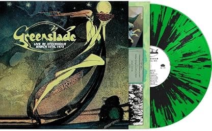 LIVE IN STOCKHOLM (GREEN SPLATTER VINYL) por Greenslade — capa do álbum
