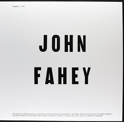 Blind Joe Death [Disco de Vinil] por John Fahey — capa do álbum