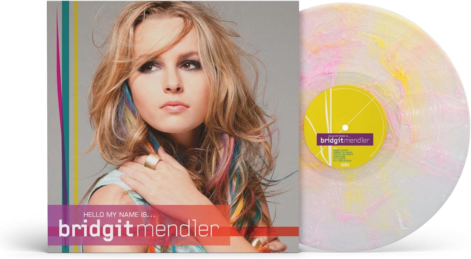 Hello My Name Is.[Clear/Pink-Yellow Splatter LP] por Bridgit Mendler — capa do álbum