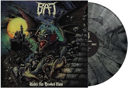 UNDER THE CROOKED CLAW (CLEAR & BLACK MARBLE VINYL) por Bat — capa do álbum
