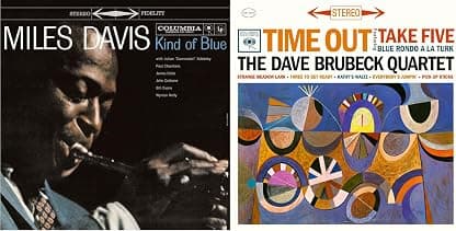 Kind Of Blue - Time Out - Miles Davis And Dave Brubeck Greatest Hits - Jazz Milestones - 2 Vinyl LP Album Bundling por Miles Davis — capa do álbum