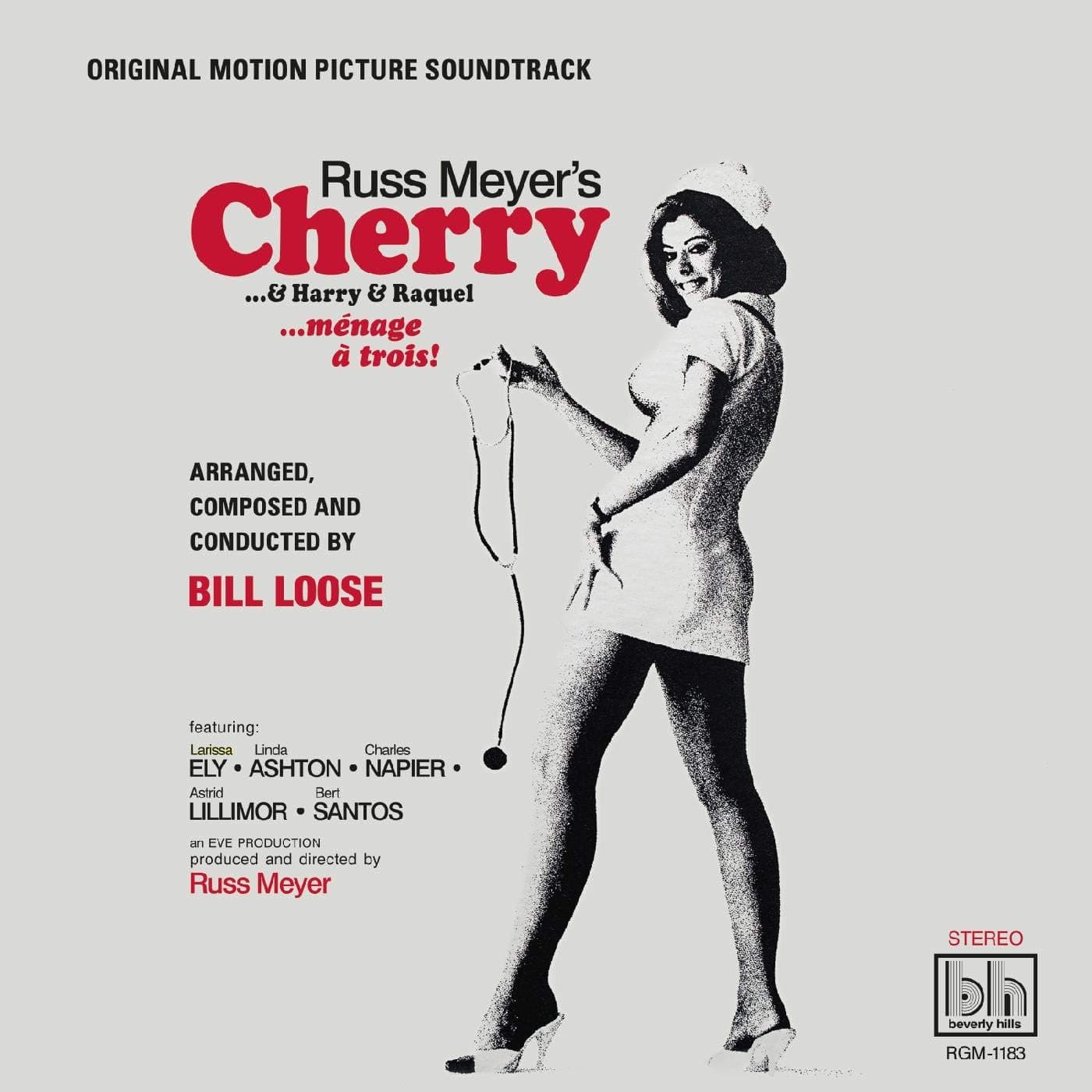 Russ Meyer’s Cherry…& Harry & Raquel (Original Motion Picture Soundtrack) (White with Black Swirl Vinyl) [Vinyl] Bill Loose por Bill Loose — capa do álbum
