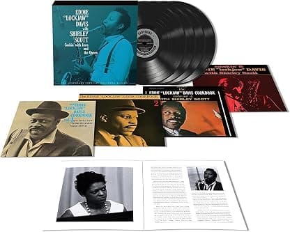 Cookin' With Jaws And The Queen: The Legendary Prestige Cookbook Album [4 LP Boxset] por Eddie "Lockjaw" Davis — capa do álbum
