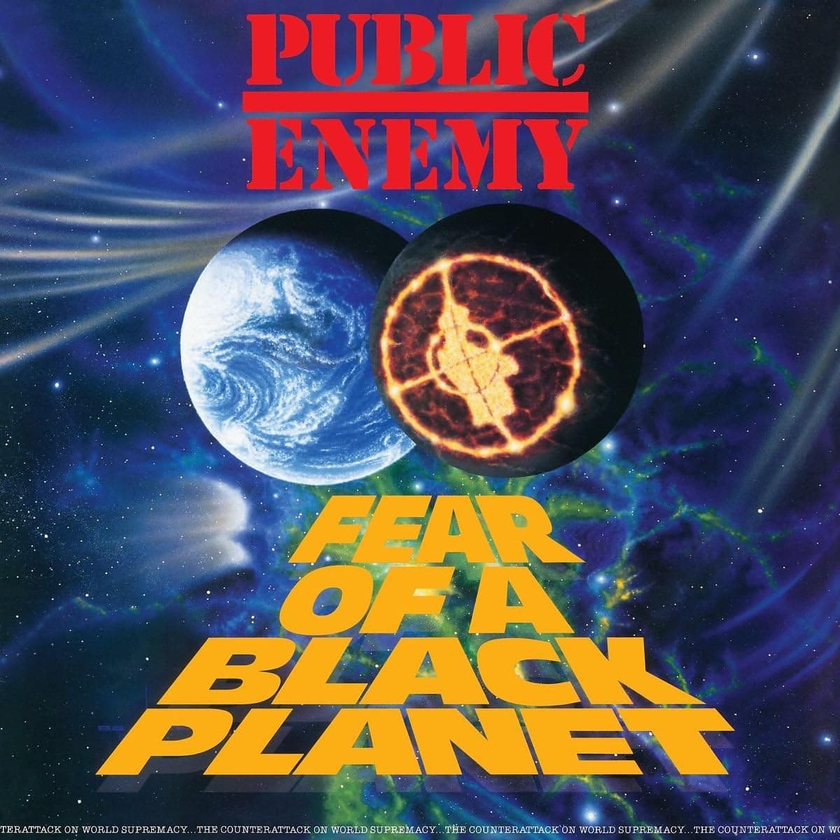 Fear of a Black Planet por Public Enemy — capa do álbum
