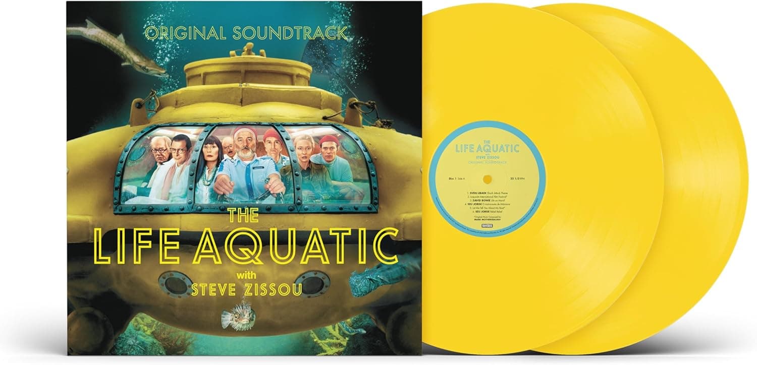 The Life Aquatic With Steve Zissou (Original Soundtrack)[Canary Yellow 2 LP] por Various Artists — capa do álbum
