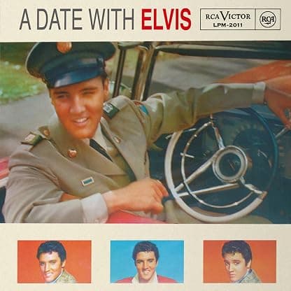 A Date With Elvis - Limited Gatefold 180-Gram Light Green Colored Vinyl por Elvis Presley — capa do álbum