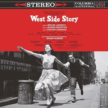 West Side Story (Original Cast Recording) [Limited 180-Gram Pink & Purple Marbled Colored Vinyl] [Disco de Vinil] por Various Artists — capa do álbum