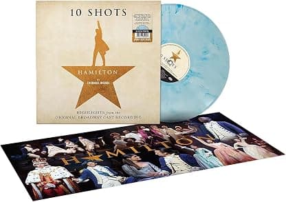 Hamilton 10 Shots Eliza's Vinyl LP (Highlights From The Original Broadway Cast Recording) por Lin-Manuel Miranda — capa do álbum