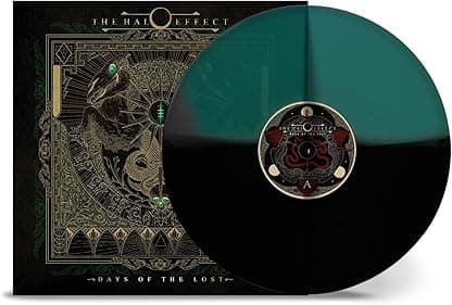Days Of The Lost - Black/Green Split por The Halo Effect — capa do álbum