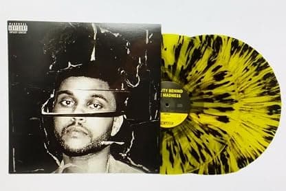 Beauty Behind The Madness (5th Anniversary Edition) [Yellow w/ Black Splatter 2 LP] por The Weeknd — capa do álbum