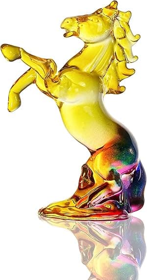 Crystal Gradient Color Horse Figurine Glass Animal Statue Decoration Ornaments Gifts for Chinese Year of The Horse por Artista não identificado — capa do álbum