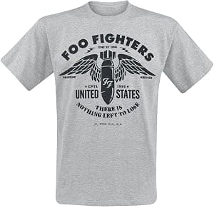 Foo Fighters Camiseta FOOTS05MG03, cinza, grande por Artista não identificado — capa do álbum