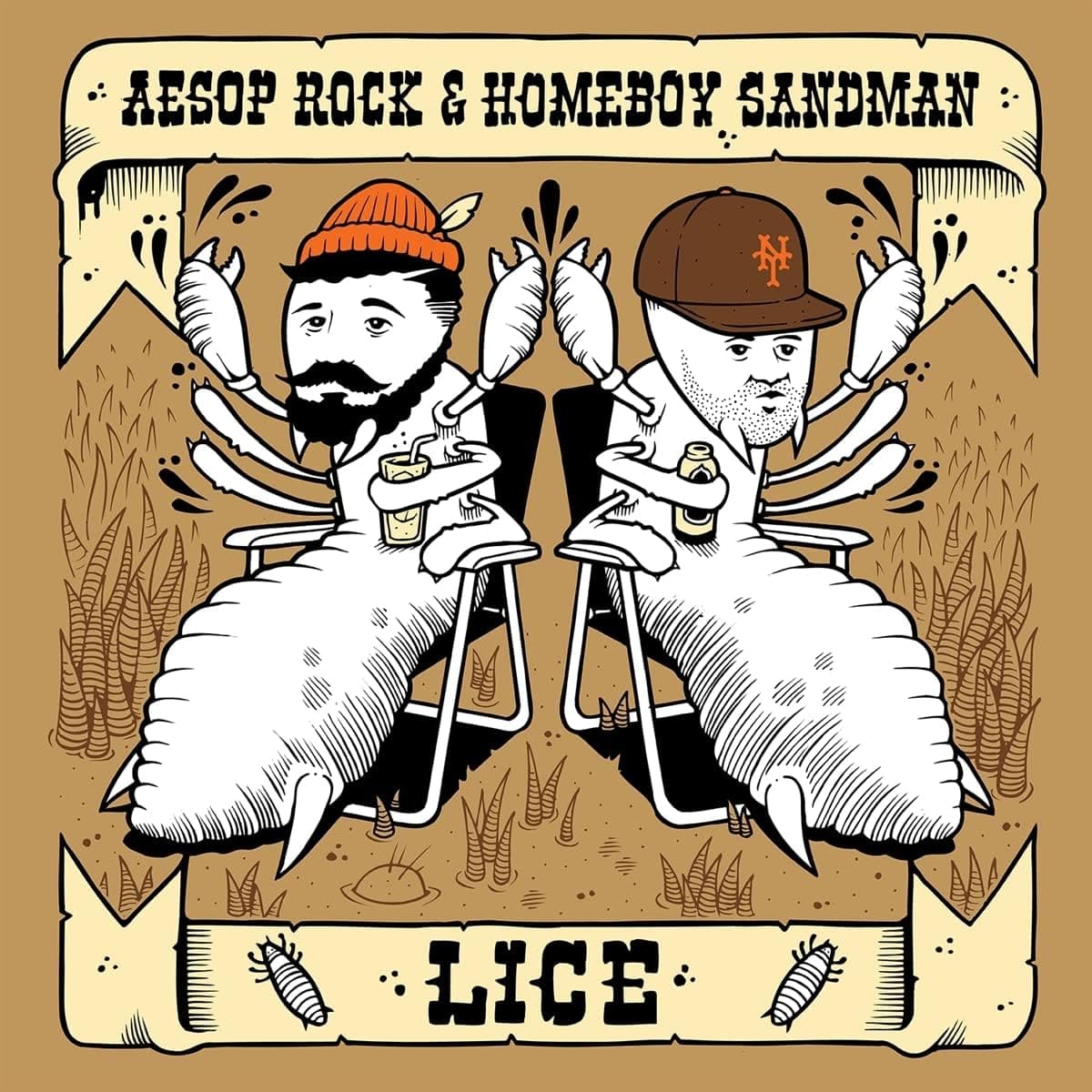 Lice (Aesop Rock & Homeboy Sandman) [Vinyl] Aesop Rock and Homeboy Sandman por Aesop Rock — capa do álbum
