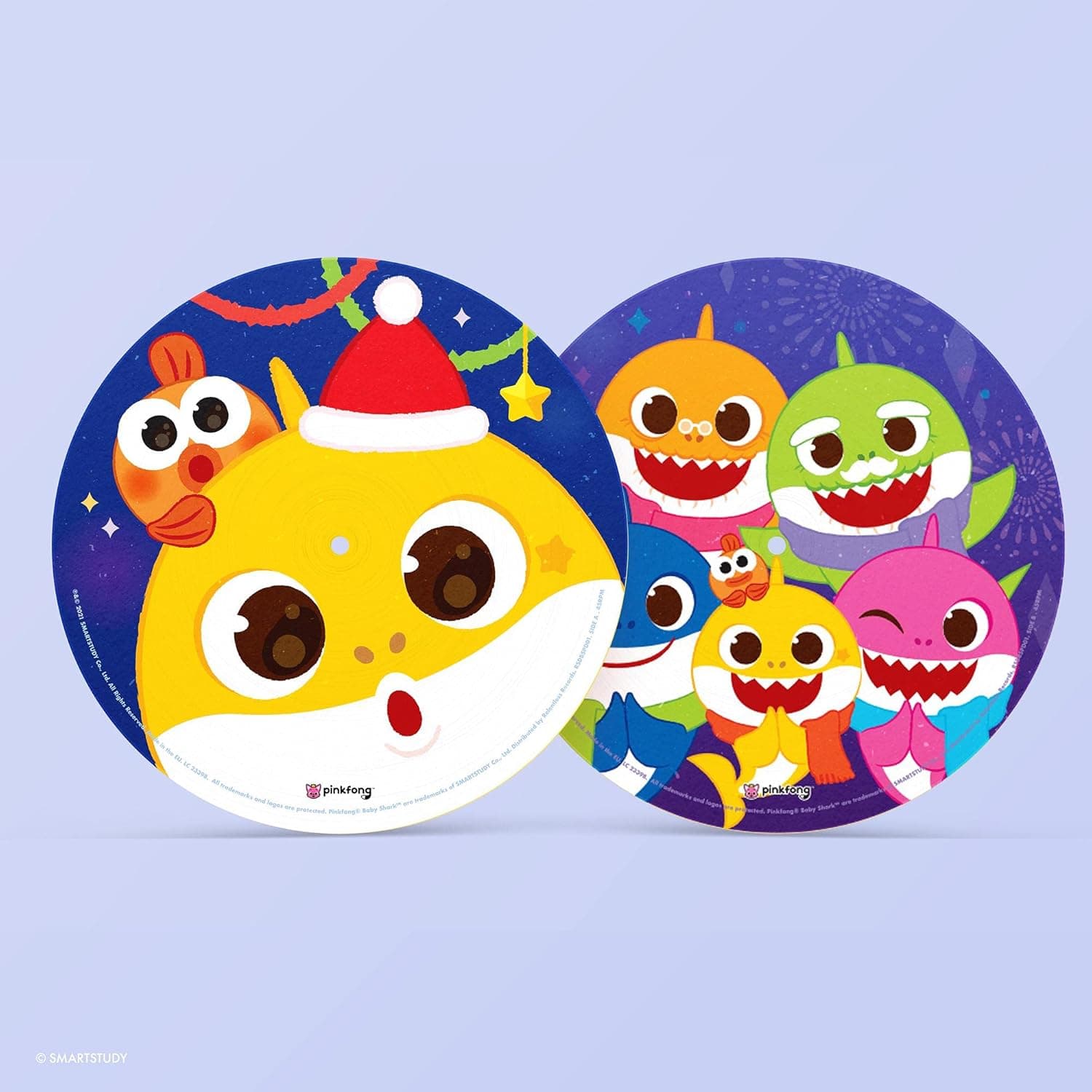 Pinkfong Baby Shark Holiday Special: Christmas Sharks (Picture Disc) [Disco de Vinil] por Pinkfong — capa do álbum