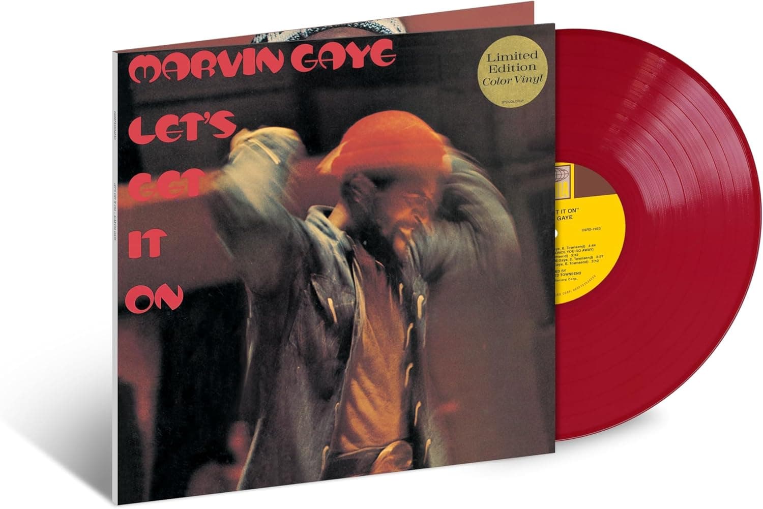 Let's Get It On (50th Anniversary)[Red LP] por Marvin Gaye — capa do álbum