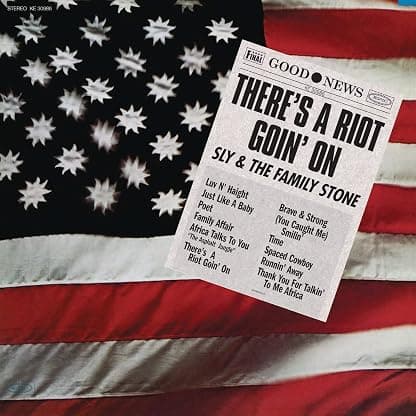 There’s A Riot Goin’ On [Disco de Vinil] por Sly & The Family Stone — capa do álbum