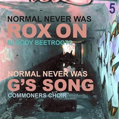 NORMAL NEVER WAS V por Crass — capa do álbum
