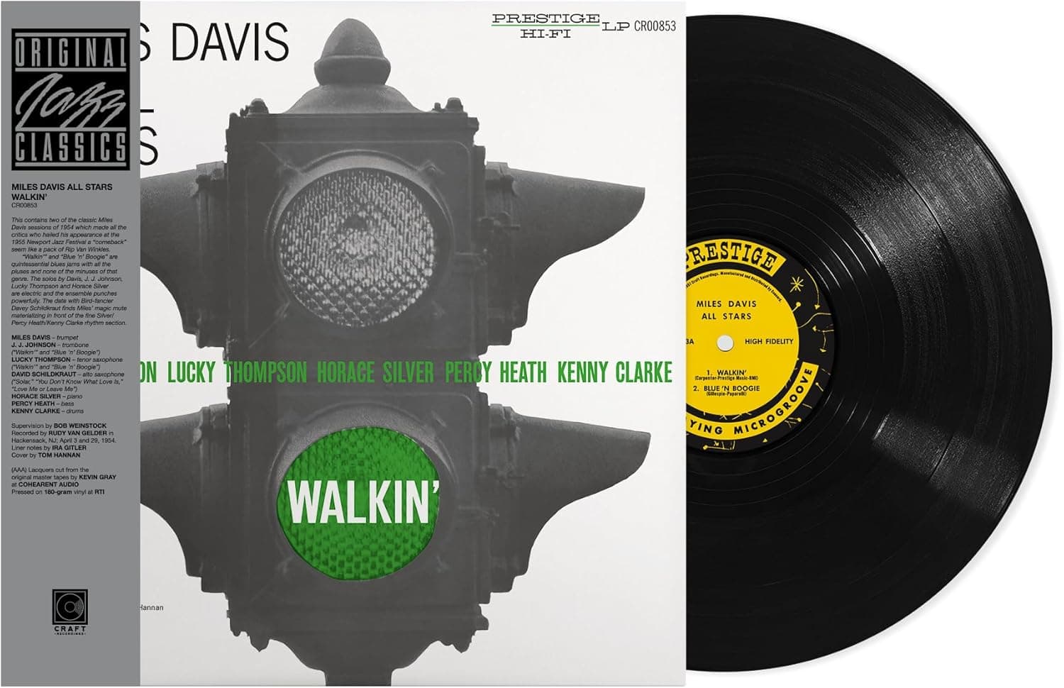 Walkin' [VINYL] por Miles Davis All Stars — capa do álbum