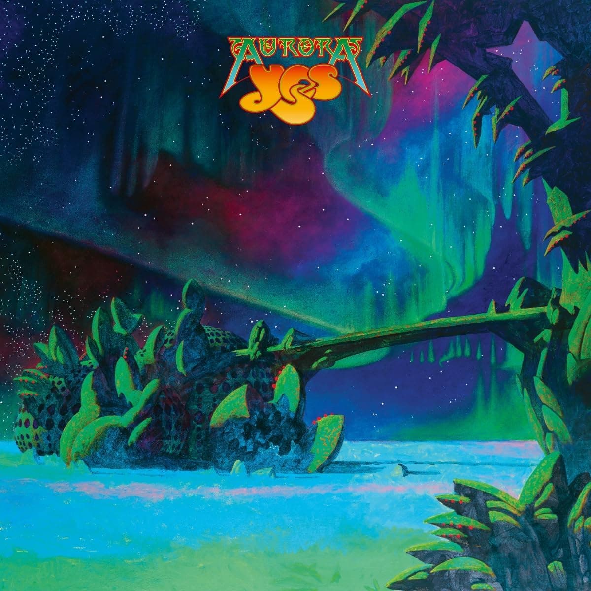 Aurora por Yes — capa do álbum