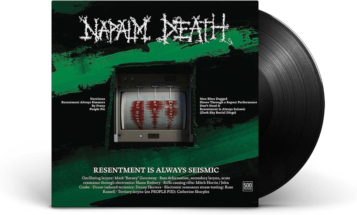 RESENTMENT IS ALWAYS SEISMIC - A FINAL THROW OF THROES por Napalm Death — capa do álbum
