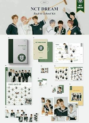 NCT DREAM [ 2021 BACK TO SCHOOL ] KIT [ MARK ] VER. Brochure+ID Card+Photo+Poster(On Pack)+Note+etc K-POP SEALED+TRACKING NUMBER por NCT 127 — capa do álbum