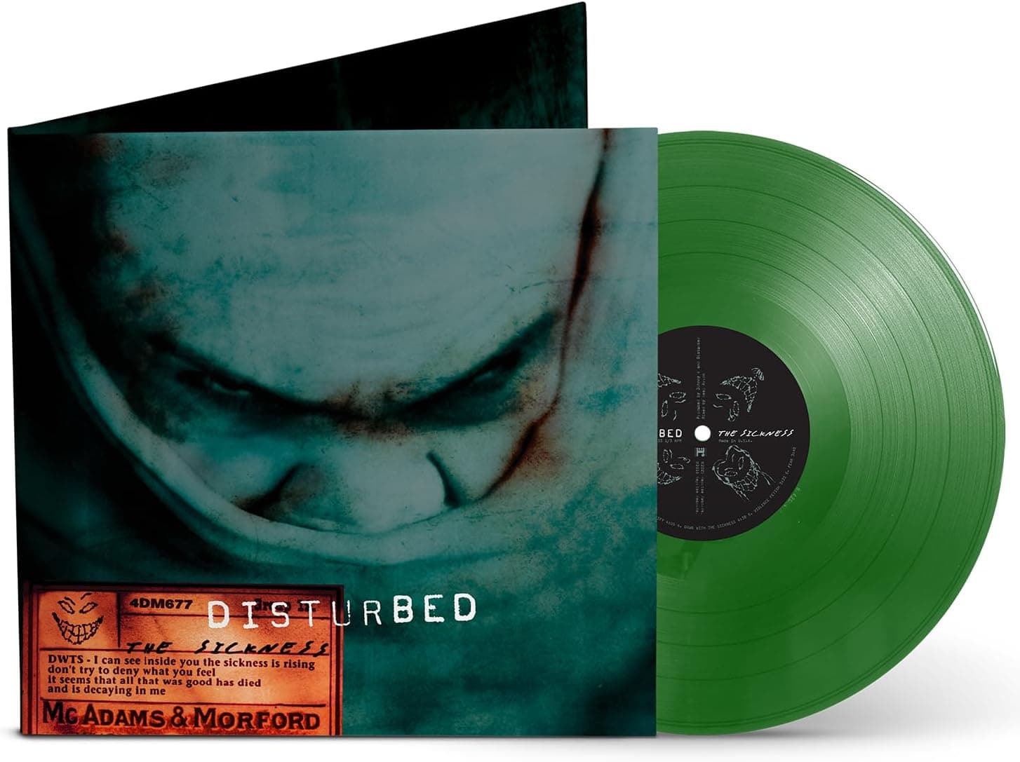 The Sickness (Green Vinyl 25th Anniversary Edition) [VINYL] por Disturbed — capa do álbum
