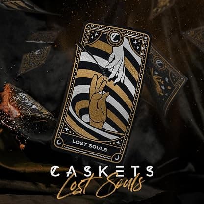 Lost Souls - Clear W Gold/black Splatter por Caskets — capa do álbum