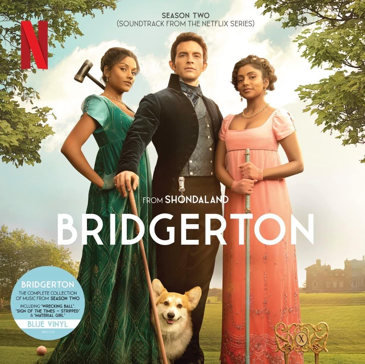Bridgerton Season Two (Soundtrack From The Netflix Series) [Blue 2 LP] por Various Artists — capa do álbum