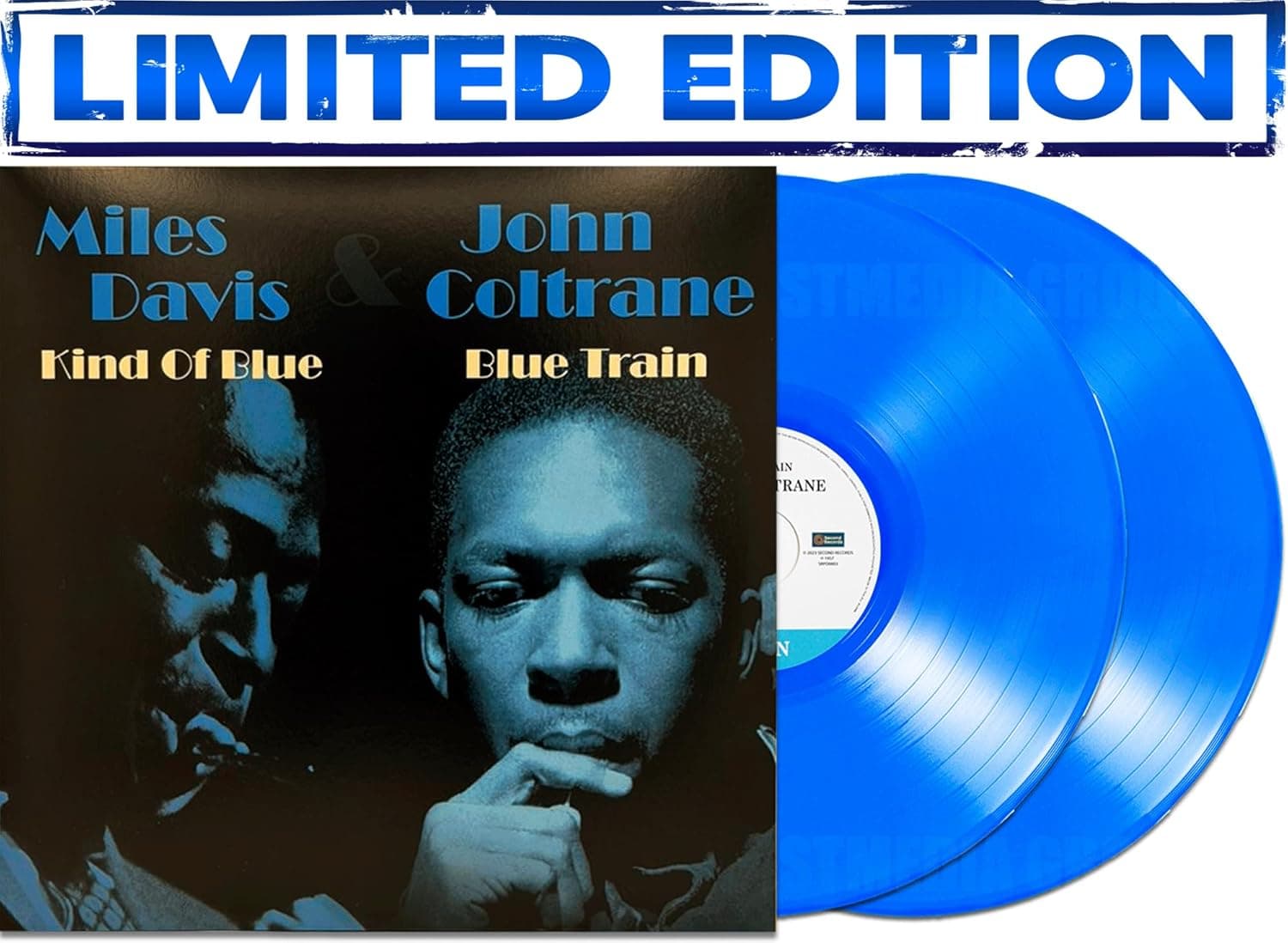Kind Of Blue / Blue Train - Miles Davis & John Coltrane Collection - Limited Colored Edition Vinyl [LP] [LР] por John Coltrane Miles Davis — capa do álbum