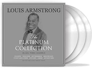 The Platinum Collection - Louis Armstrong [WHITE VINYL 3LP SET] por Artista não identificado — capa do álbum