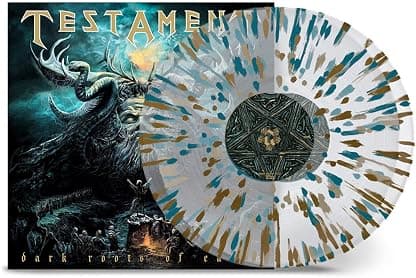 Dark Roots of Earth - Clear Gold Green Splatter (Colored Vinyl, Clear Vinyl, Gold, Green, Gatefold LP Jacket) por Testament — capa do álbum
