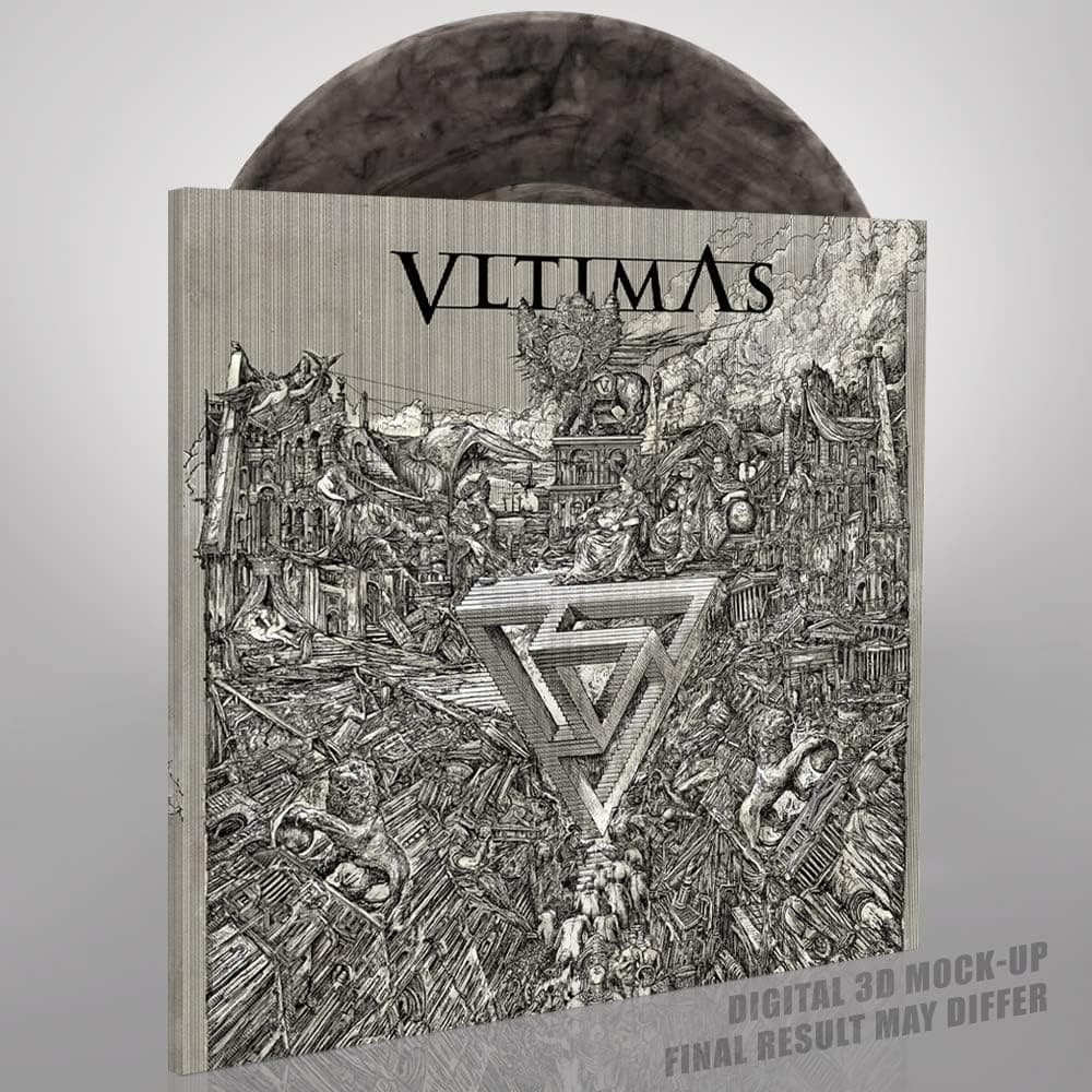 SOMETHING WICKED MARCHES IN (CLEAR & BLACK MARBLED VINYL) por VLTIMAS — capa do álbum