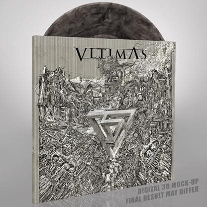 SOMETHING WICKED MARCHES IN (CLEAR & BLACK MARBLED VINYL) por VLTIMAS — capa do álbum