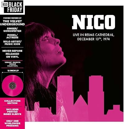 Live In Reims Cathedral: December 13th, 1974 (RSD Black Friday 2025) [VINYL] por Nico — capa do álbum