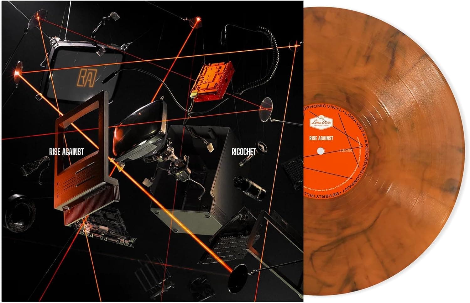 Ricochet (Autographed) Orange Smoke Colored Vinyl, Rise Against por Rise Against — capa do álbum