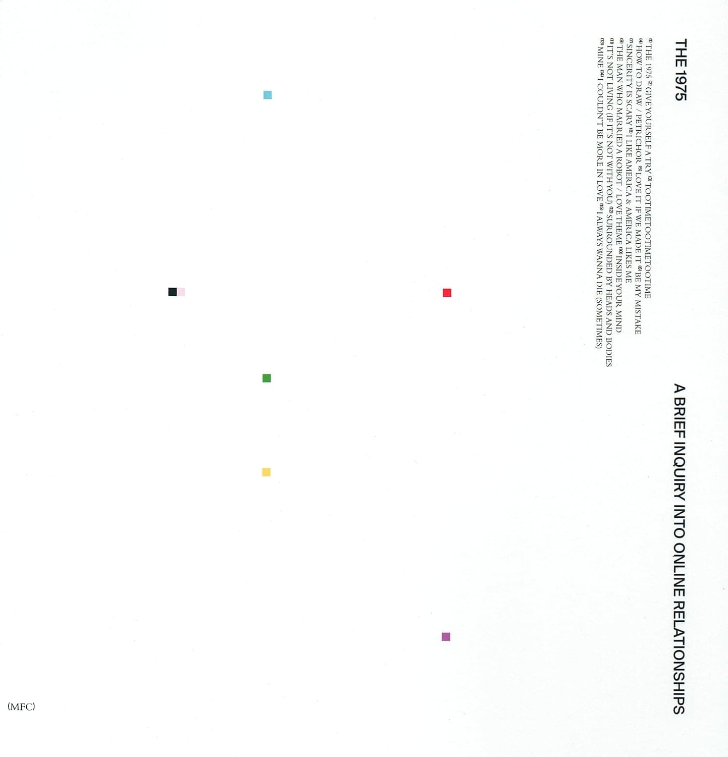 Brief Inquiry Into Online Relationships [Disco de Vinil] por The 1975 — capa do álbum