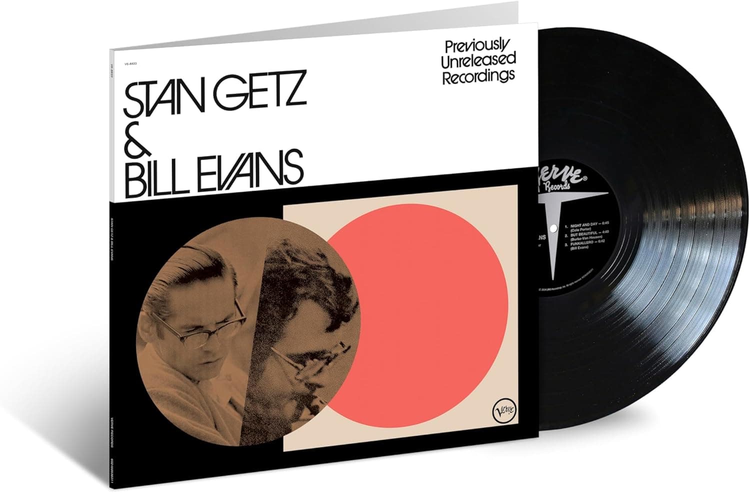 Previously Unreleased Recordings (Verve Acoustic Sound Series)[LP] por Stan Getz & Bill Evans — capa do álbum