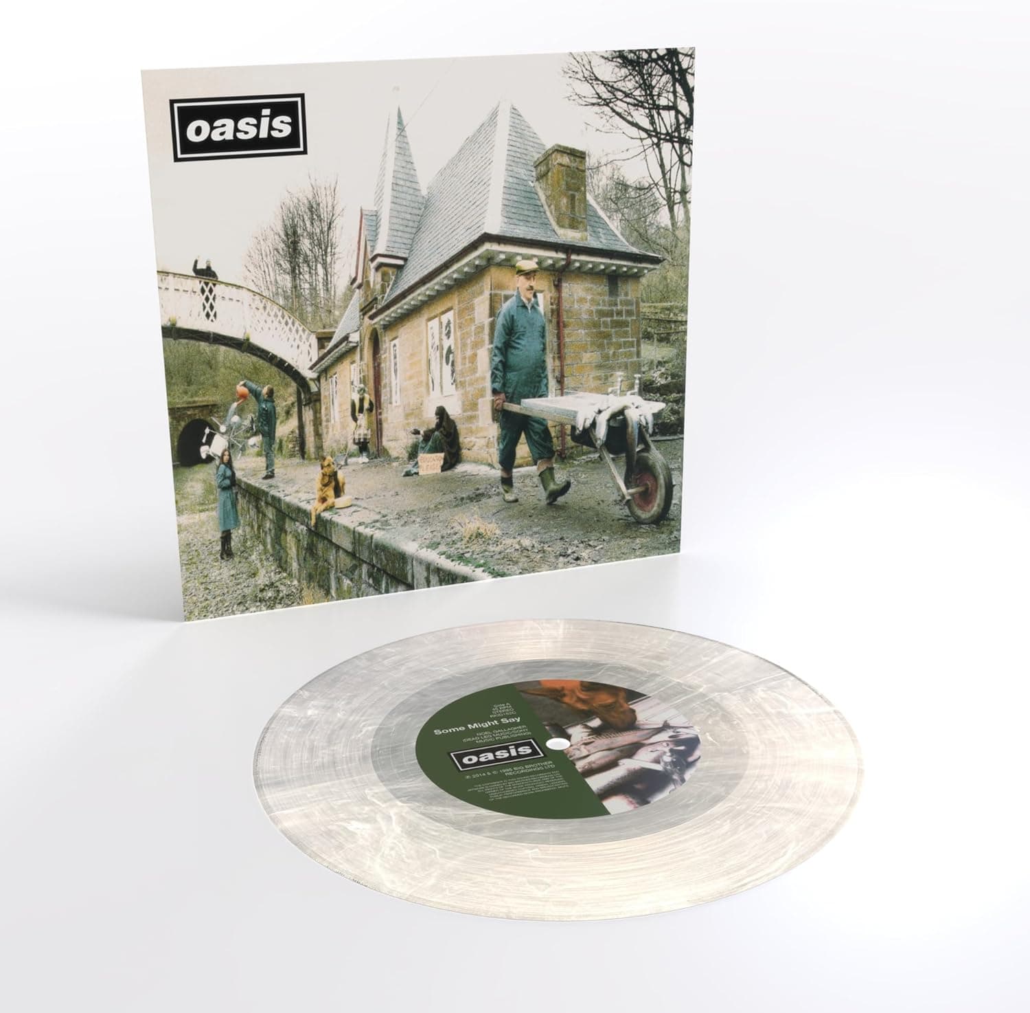 Some Might Say [7" VINYL] por Oasis — capa do álbum