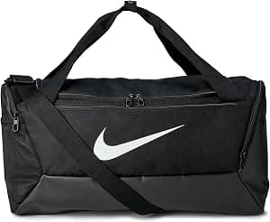 Nike Bolsa esportiva unissex Gameday Brasilia 9,5 (25L, 41L, 60L ou 95L) | masculina e feminina, Preto/Preto/Branco, Small, Brasília 9,5 por Artista não identificado — capa do álbum