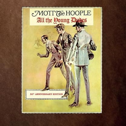 ALL THE YOUNG DUDES (50TH ANNIVERSARY) (ORANGE VINYL/2LP) por Mott the Hoople — capa do álbum