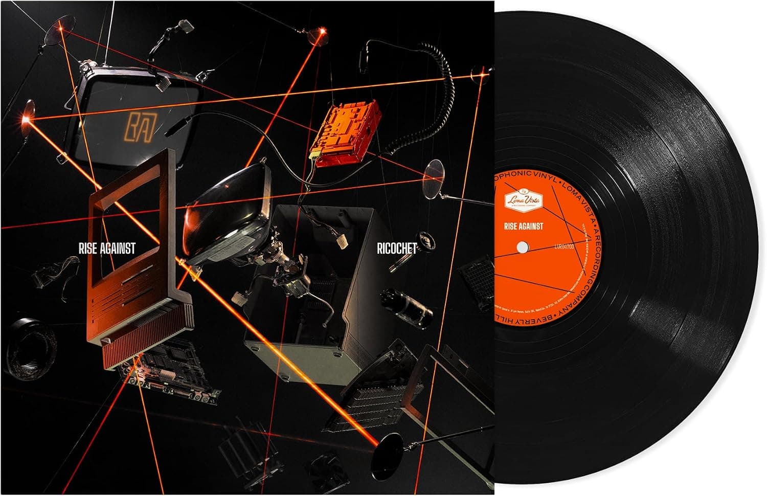 Ricochet[LP] por Rise Against — capa do álbum
