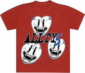 Camisa Camiseta Allty5 Three Heart Trippie ReddUnisex Adulto por Artista não identificado — capa do álbum