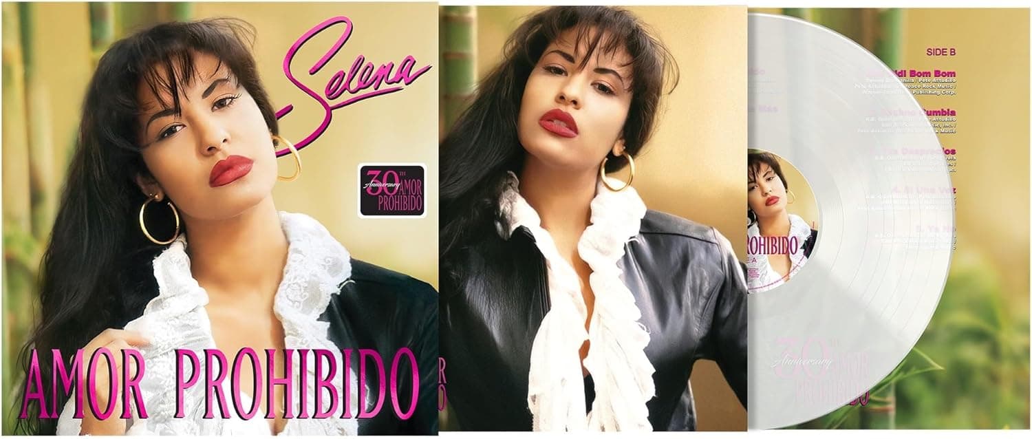 Amor Prohibido (Remasterizado 2024) (30th Anniversary)[Transparent Clear LP] por Selena — capa do álbum