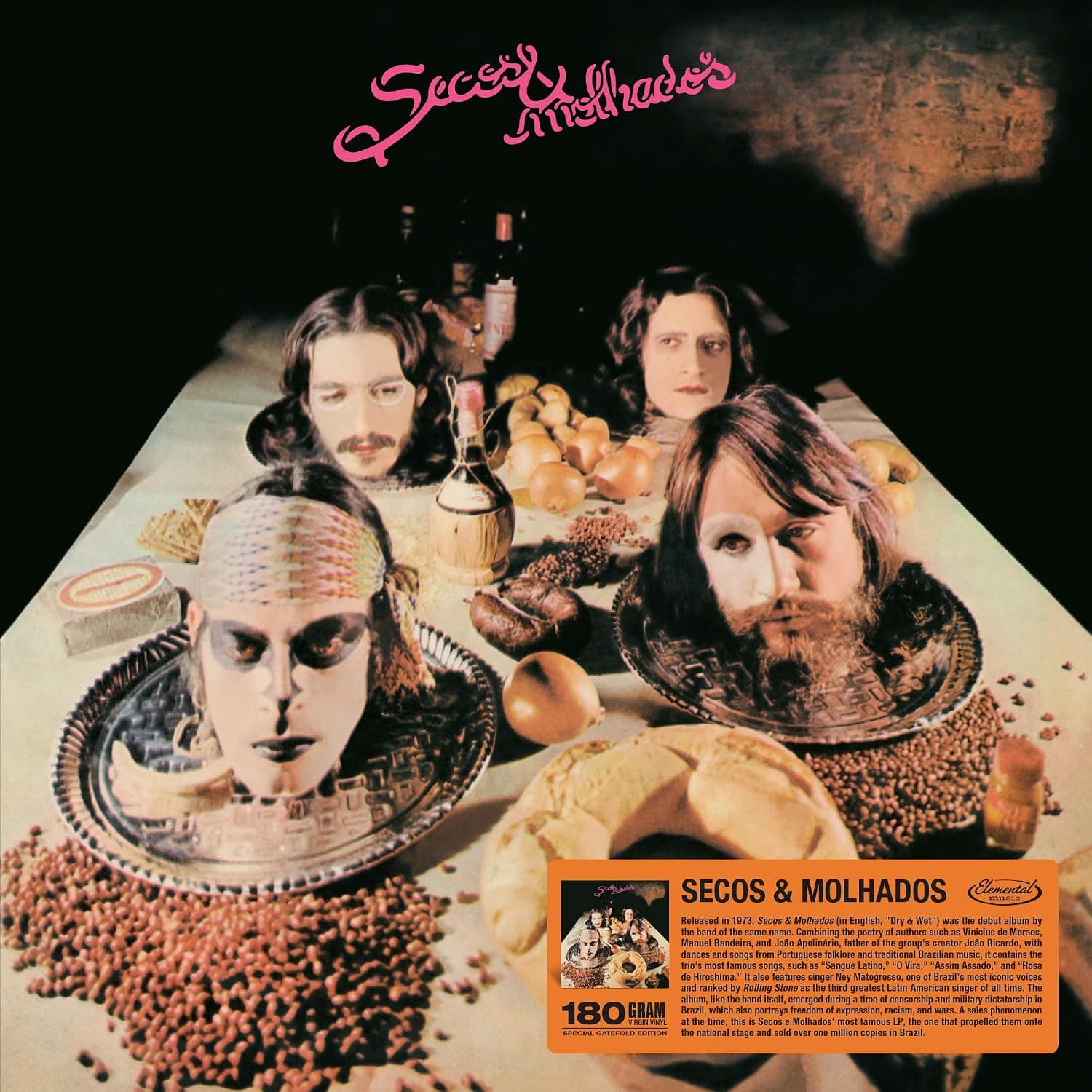 Secos & Molhados (Gatefold) [Vinilo] [Vinyl LP] [VINYL] por Secos & Molhados — capa do álbum