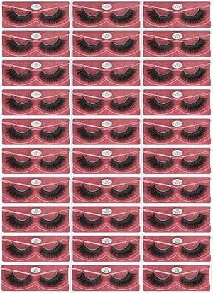 FARRED Atacado Faux Mink Lashes 30 Pares 3D A03 Comprimento Médio Cílios Veganos Fofos Volume Strip Lashes Bulk Fake Mixed Natural Look 3D Cílios Postiços (3D A03) por Par — capa do álbum