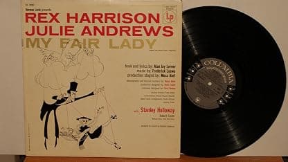 My Fair Lady Herman Levin presents Rex Harrison Julie Andrews Record Album Vinyl por Rex Harrison — capa do álbum