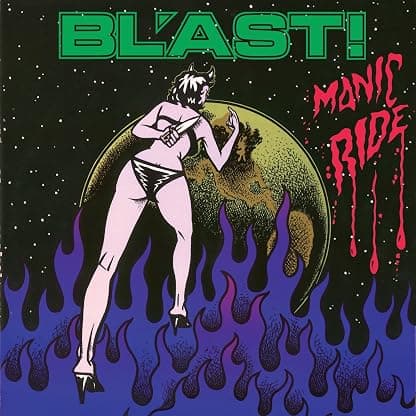 Manic Ride (Ltd.Purple Vinyl) [Vinilo] por Bl'Ast — capa do álbum