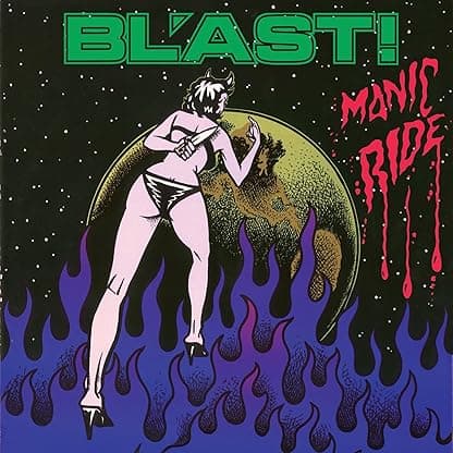 Manic Ride (Ltd.Purple Vinyl) [Vinilo] por Bl'Ast — capa do álbum