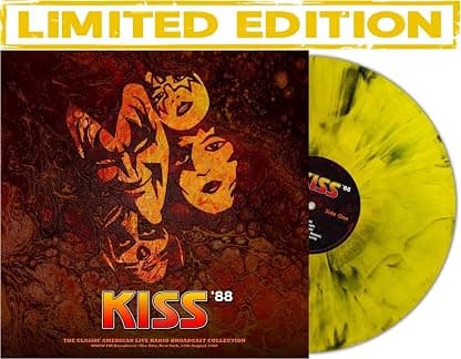 Kiss - Live At The Ritz, New York 1988 - Limited Color Edition [Yellow Marbel LP] por Kiss — capa do álbum