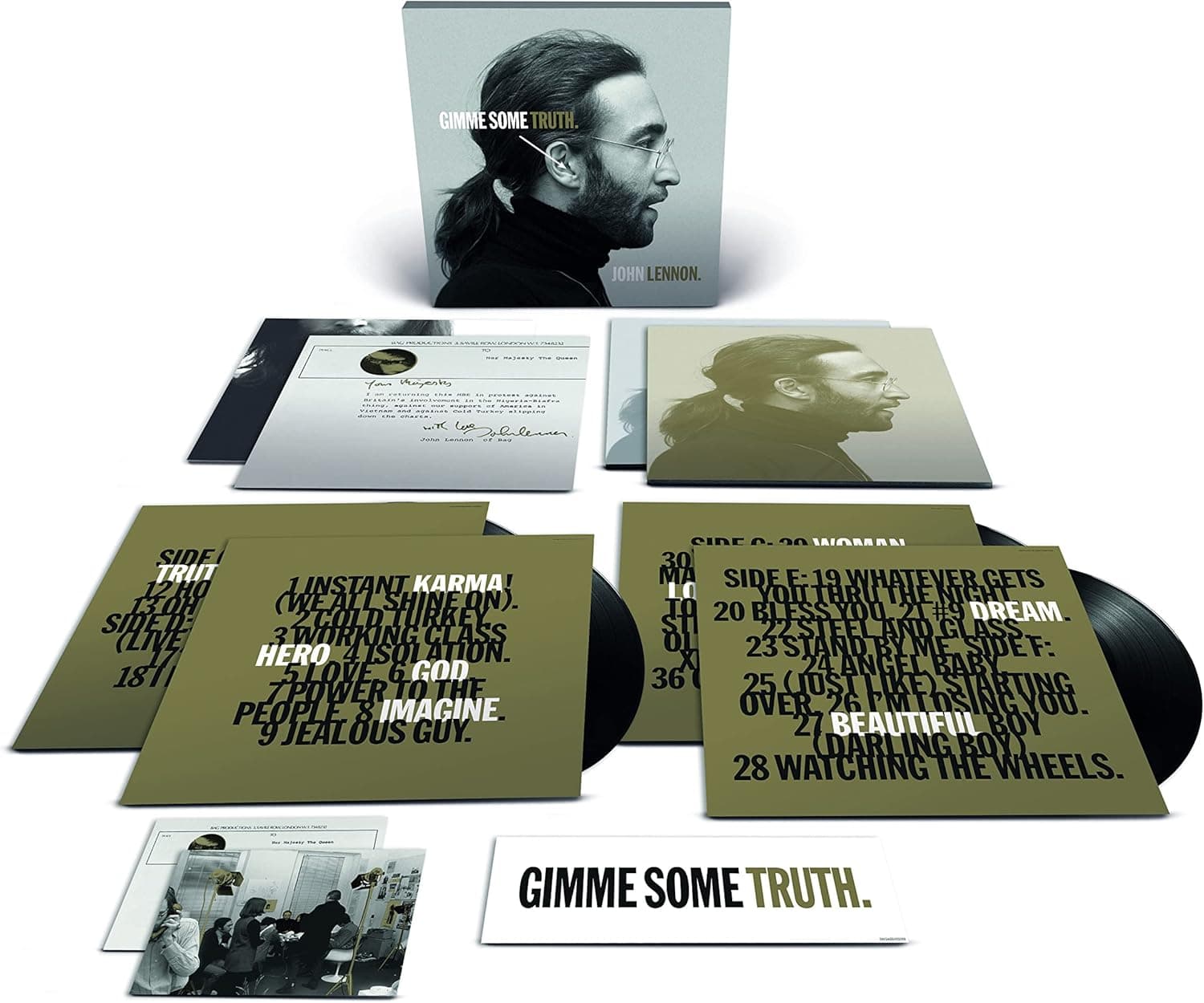 GIMME SOME TRUTH. [4 LP Box Set] por John Lennon — capa do álbum
